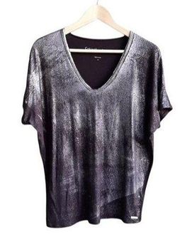 Calvin Klein Jeans Metallic Top T Shirt Tee Size M Size M - $12