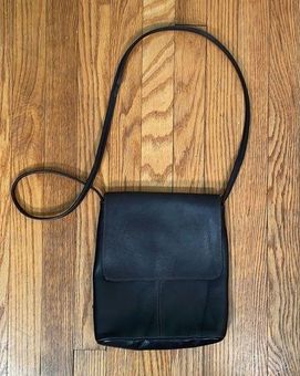 Simple Leather Flap Crossbody Purse