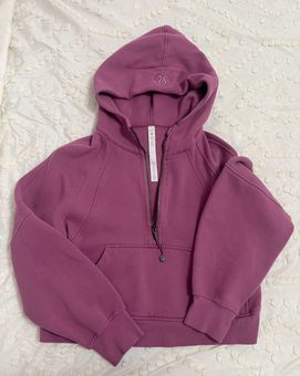 NEW Lululemon Scuba Oversized Half-Zip Hoodie Velvet Dust Size XS