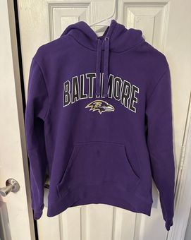 Baltimore Ravens Zebra Hoodie, Black/Purple