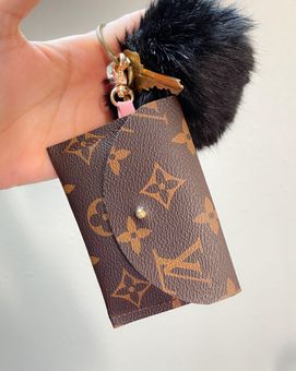 Repurposed Upcycled Keychain Card Holder Wallet Lv - $30 New