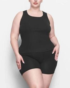 COTTON RIB TANK, SOOT