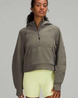 Lululemon Grey Scuba Oversized Half-Zip Hoodie Grey XS/S