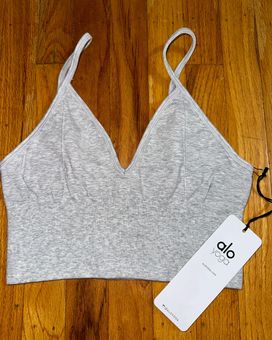 Alo Yoga Alo Delight Bralette Gray Size M - $40 (31% Off Retail