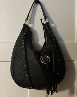 Jessica Simpson Faux Leather Hobo Handbag 