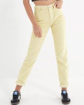 BDG Urban Outfitters Mom High Rise Yellow Corduroy Pants 28 - $30 - From  Ridley