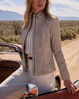 Dress barn faux store leather jacket