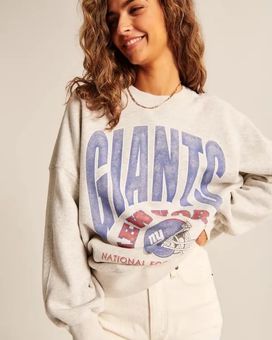 Women's Oversized Boyfriend New York Giants Graphic Tee, Women's Tops