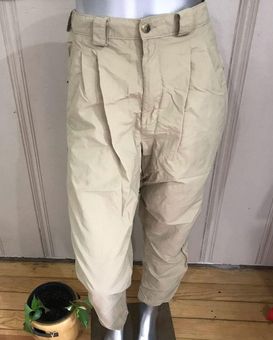 Travelsmith Nylon Cream Tan Hiking Fishing Pants Women's Size 8