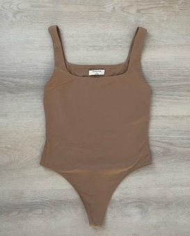 Aritzia Babaton Contour Bodysuit in Dark Sand Brown Size M - $28 - From Jess