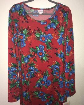 LuLaRoe, Tops, Nwt Lularoe Red Pattern Top Size Small