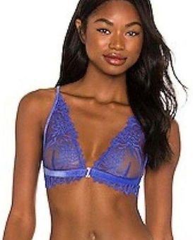 Free People NWT Amelie Lace Bralette in Dazzling Blue size XL - $32 New  With Tags - From Mallory