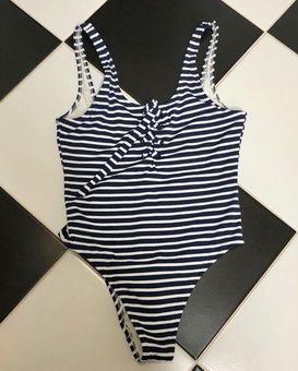 Aerie Lace Up One Piece Swimsuit