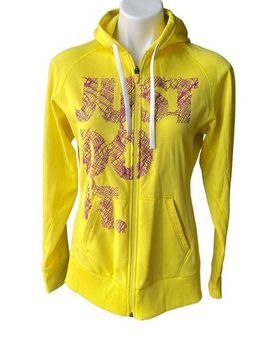 Nike Therma Fit Just Do It Neon Yellow Full Zip Hoodie 28