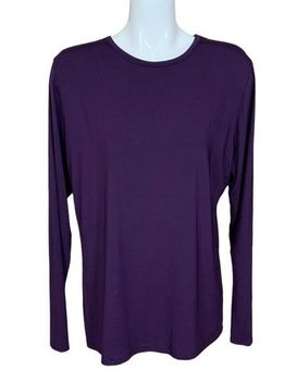 Cuddl Duds ClimateRight by Blackberry Soft Stretch Long Sleeve Crew Neck  Top XXL - $11 - From Rachel