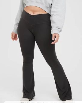 Aerie Flare Leggings Black Size L - $20 - From Jayden