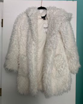 Forever 21 Shaggy Faux Fur Coat  Shaggy faux fur coat, Fur coat