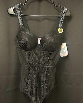 Juicy Couture Black Mesh Bodysuit