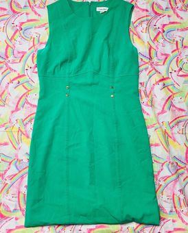 Emerald green calvin klein clearance dress