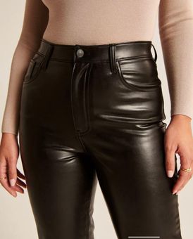 Curve High Waisted Vegan Leather Pants