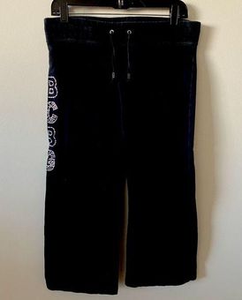 BCBGMAXAZRIA Vintage Y2K 90s ICONIC Capri Sweats with Rhinestone