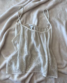 Forever 21 Sheer Tank White - $9 - From Gabby