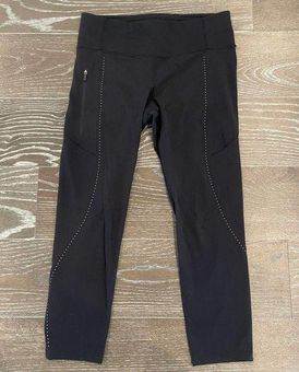 Lululemon Crop Women's Black Leggings Size 8