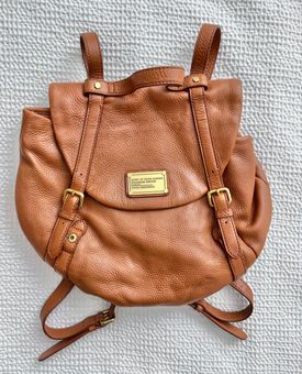 Classic q leather handbag Marc by Marc Jacobs Brown in Leather