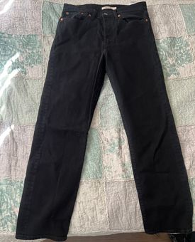 Levi's Wedgie Straight Jeans Black Size 27 - $24 - From Ibeth