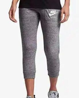 Nike Women's Gym Vintage Capris Sweatpants SIZE medium Ashen Slate grey -  $19 - From Natalie