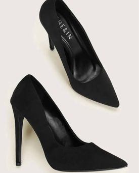 SheIn Stiletto pointed high heels pumps office Shoes Black Size 6.5 - $22  (37% Off Retail) New With Tags - From Arbma