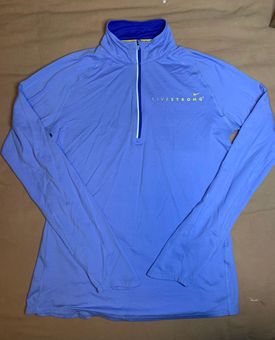 nike livestrong quarter zip