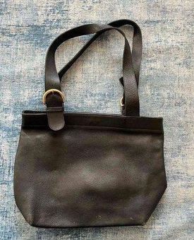 Vintage COACH Soho Lafayette Black Leather Tote Shoulder Bag 