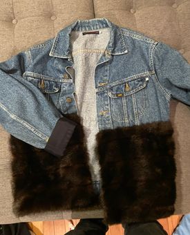 Harvey Faircloth denim fur jacket Size M   $ % Off Retail