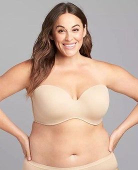 Cacique tan strapless bra 44D Size undefined - $25 - From Maria