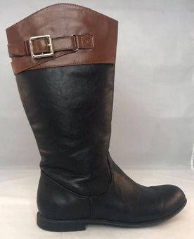 Tommy hilfiger shop andrea equestrian boots