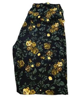 LuLaRoe Women's Buttery Leggings Soft Multicolor/Floral TC (Tall & Curvy)  Size M - $13 - From Jennie