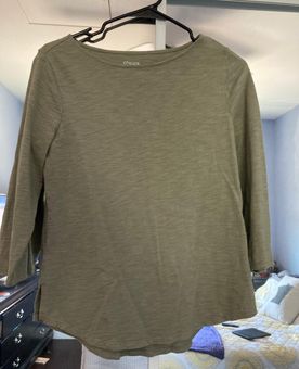 Chico's The Ultimate Tee Green Size 0 