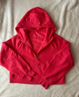 Lip gloss color scuba full zipper hoodie