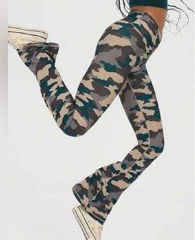 Aerie offline flare legging - camo