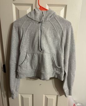 Lululemon Heathered Core Ultra Light Grey Scuba Oversized Half