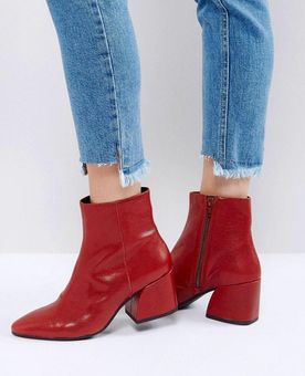 Urban Outfitters Vagabond Red Boots Size 7 - $90 (43% Off Retail) New With Tags - From Jessica