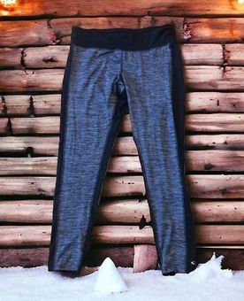 Champion DuoDry Black and Grey Heathered Leggings Size XL - $16