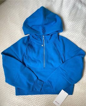 Lululemon Scuba Oversized 1/2 Zip Hoodie NWT Blue - $94 New With Tags -  From Jojo