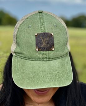LV Up-Cycled Camo Cap