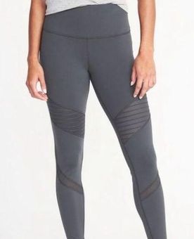 Gray Moto Leggings