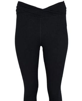 All Day Wrap Waist Leggings - Black