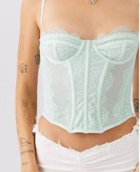 Urban Outfitters Out From Under RARE Mint Modern Love Corset Blue Size M -  $40 (46% Off Retail) - From julia