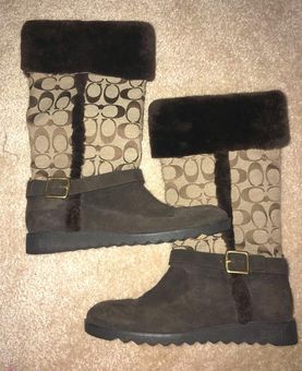 Coach Fur Boots Size 8 - $20 (80% Off Retail) - From Cierra Coach Fur Boots Size 8 - $20 (80% Off Retail) - From Cierra