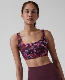 Athleta NEW Exhale Sports Bra A-C Dappled Bloom Multi Floral Size